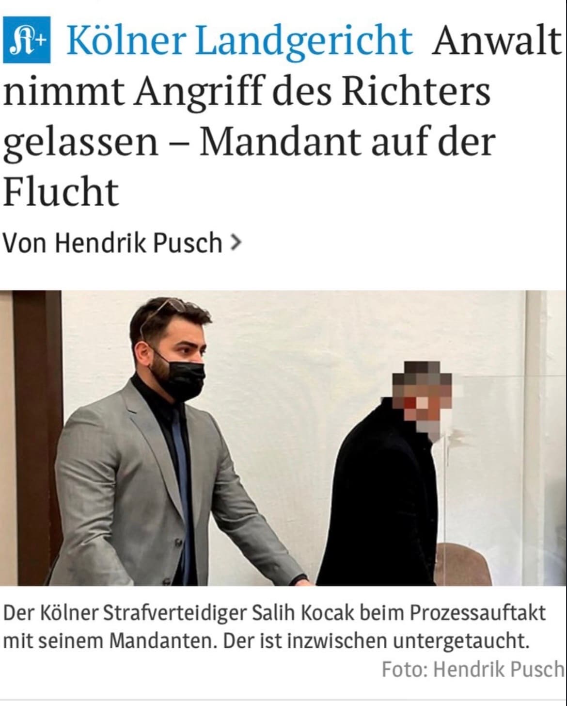 Richter Roellenbleck: Anwalt Salih Kocak nimmt Breitseite gelassen hin